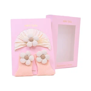 Beige Flower Pastel Accent Gift Set