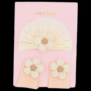 Beige Flower Pastel Accent Gift Set