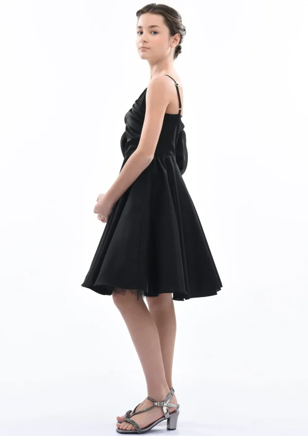 Black Felice Off Shoulder Dress