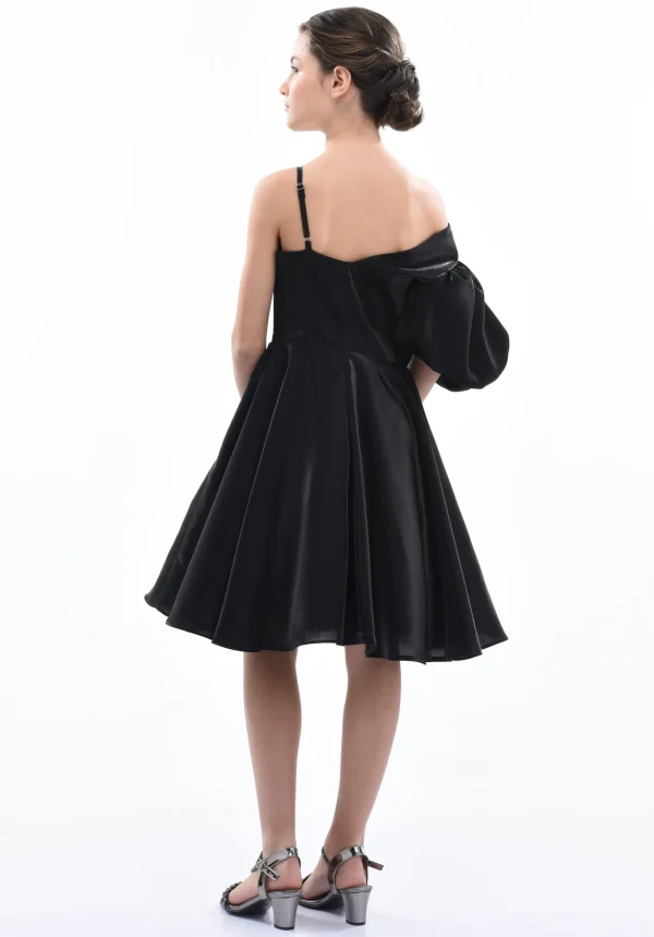 Black Felice Off Shoulder Dress