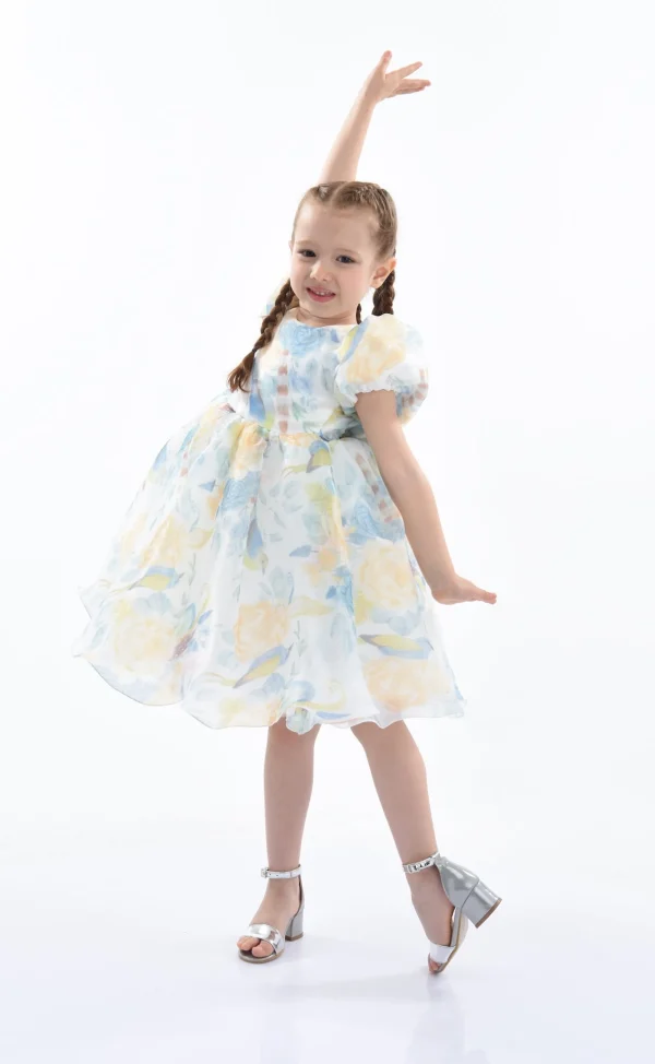 Blue Chablis Floral Garden Organza Dress