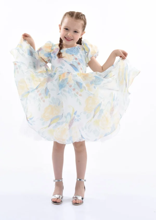 Blue Chablis Floral Garden Organza Dress