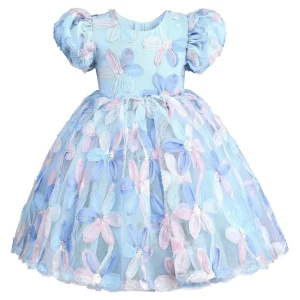 Blue Daisy Party Dress