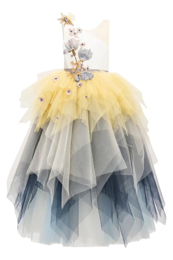 Blue Gemini Tulle Dress