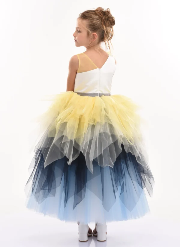 Blue Gemini Tulle Dress