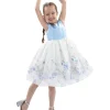 Blue Mabel Floral Garden Organza Dress