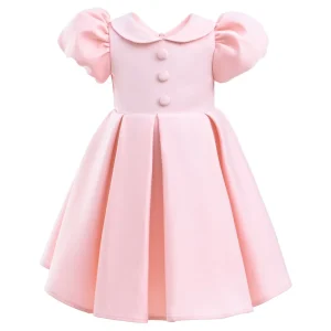 Blush Barrymore Teacup Button Dress