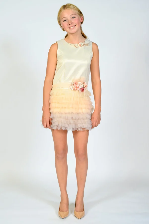 Champagne Euclid Dress