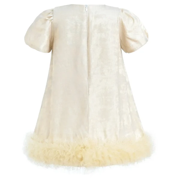 Champagne Teacup Frill Dress