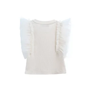 Champagne Tulle Frill T-Shirt