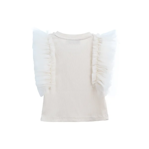 Champagne Tulle Frill T-Shirt