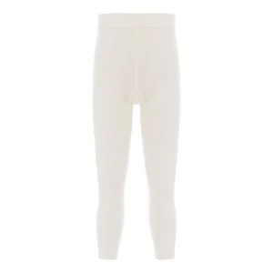 Cream Bamboo Cotton Tights