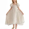 Cream Osuna Polka Dot Teacup Dress