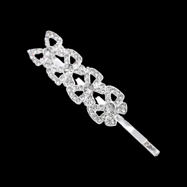 Crystal Bow & Mosaic Hair Pins