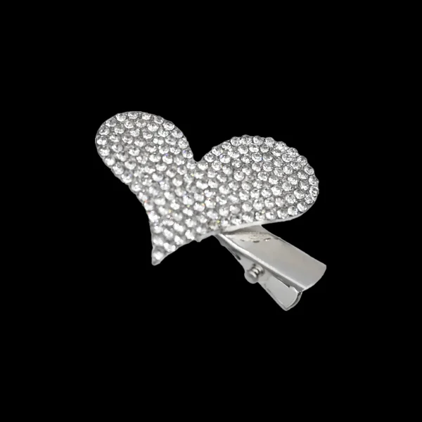 Crystal Bow, Heart, Butterfly Hair Clips