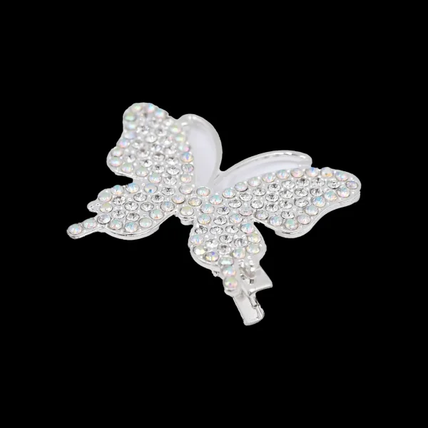 Crystal Butterfly & Bow Hair Clips