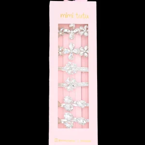 Crystal Flower & Droplet Hair Clips