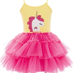 Fuchsia Jenny Unicorn Tulle Dress