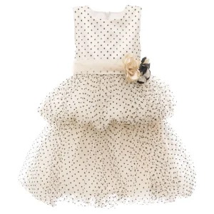 Gold Polka Dot Mozelle Dress