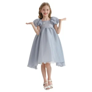 Gray Janelle Applique Teacup Gown