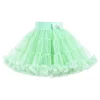 Green Pastel Bow Tulle Skirt