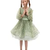 Green Pradera Glimmer Tulle Bow Dress