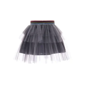 Grey Mini Tutu Skirt