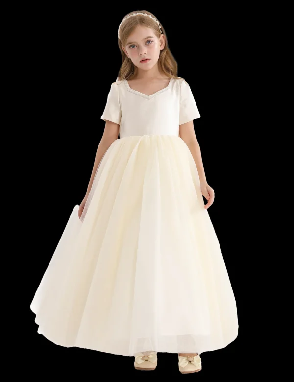 Ivory Accented Yvette Dress