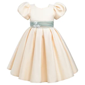 Ivory Easton Teacup Belt Dress