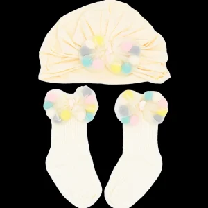 Ivory Multicolor Bow Gift Set