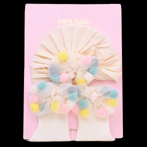 Ivory Multicolor Bow Gift Set