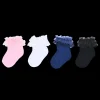 Laced Tulle Cotton Socks Set