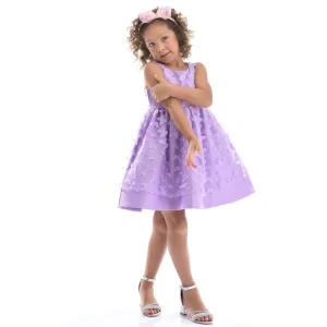 Lavender Mariposa Tulle Dress