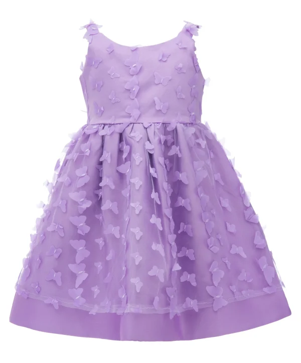 Lavender Mariposa Tulle Dress