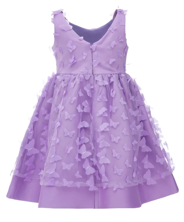 Lavender Mariposa Tulle Dress