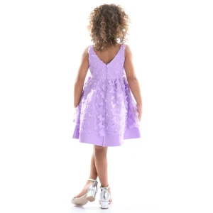 Lavender Mariposa Tulle Dress