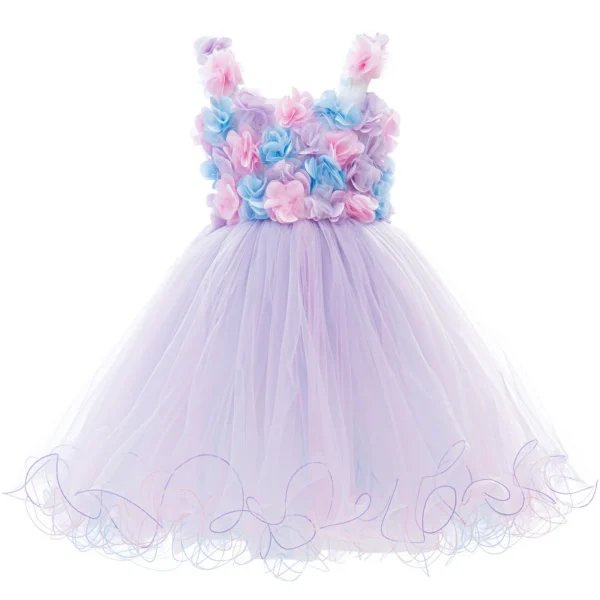 Lilac Rose Campanula Dress