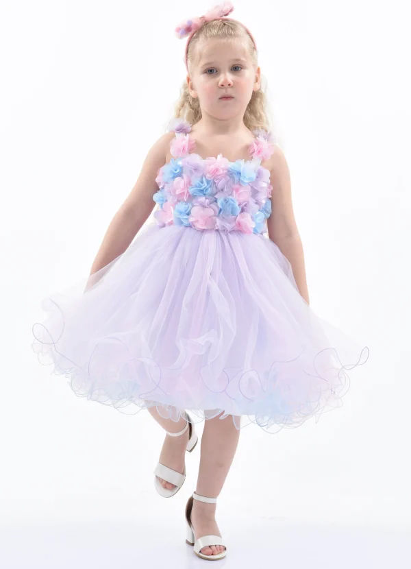 Lilac Rose Campanula Dress