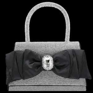 Mimi Tutu-TBG-42002-Black Bow-Bow Handbag