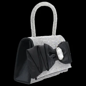 Mimi Tutu-TBG-42002-Black Bow-Bow Handbag