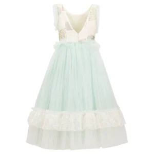 Mint Lynn Embroidered Dress