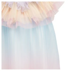 Multi Rainbow Ruffle Dress