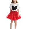 Multicolor Avalon Heart Skirt Outfit