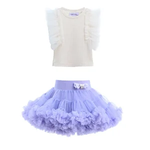 Multicolor Diana Ruffle Skirt Outfit