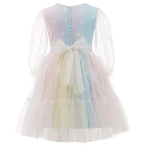 Multicolor Fantasia Rainbow Tulle Dress