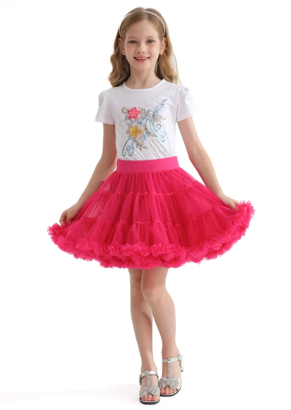 Multicolor Flora Flowers Skirt Outfit