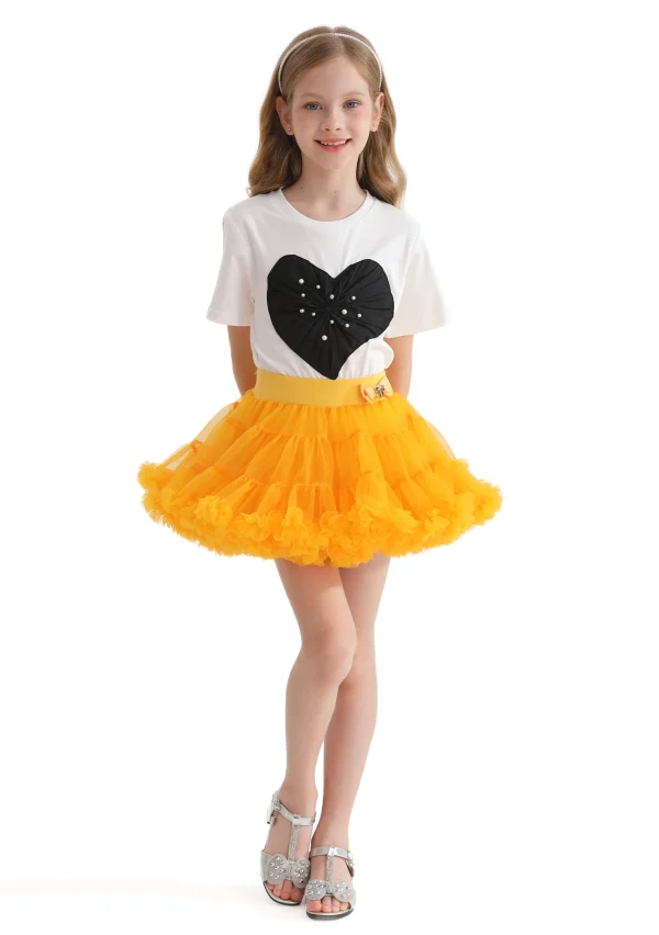 Multicolor Haley Heart Skirt Outfit