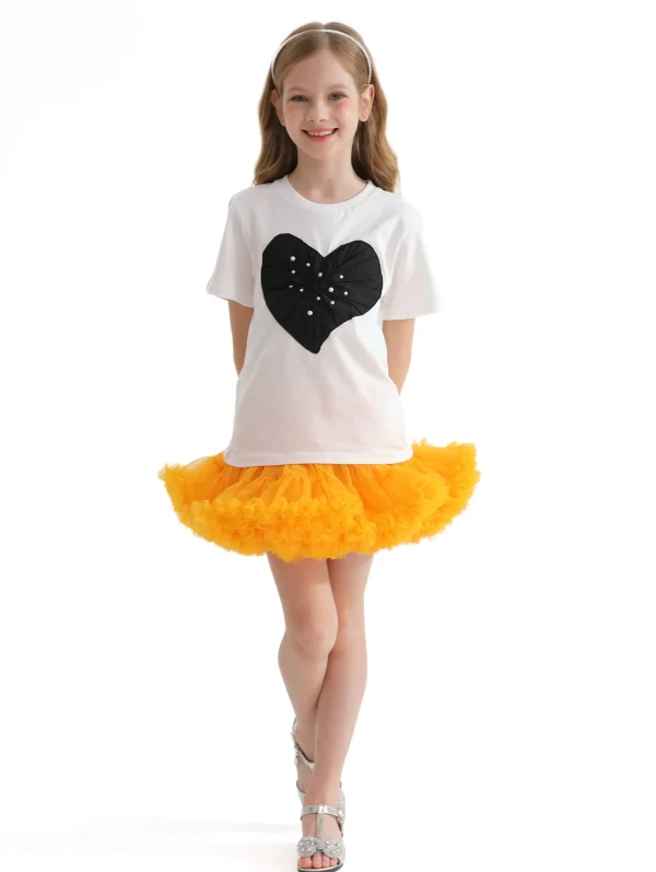 Multicolor Haley Heart Skirt Outfit