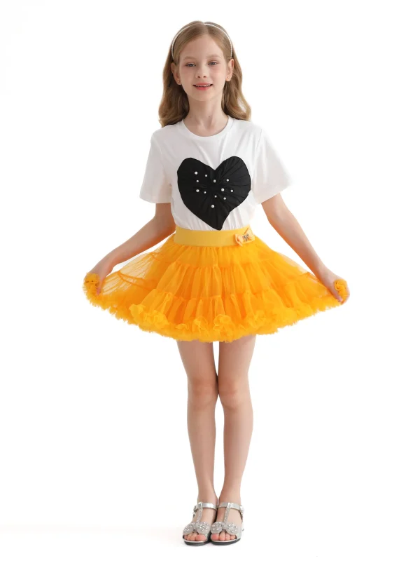 Multicolor Haley Heart Skirt Outfit