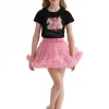 Multicolor Kirby Swan Skirt Outfit